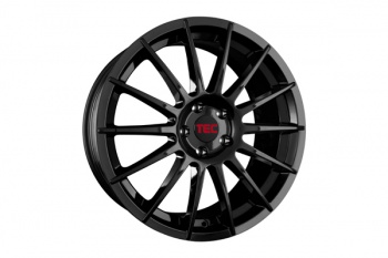 TEC Speedwheels AS2 Black glossy CB: 56.6 TEC Speedwheels AS2 Black glossy CB: 56.6