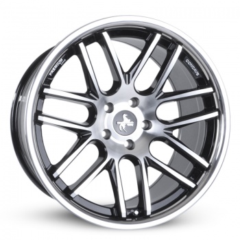 Keskin-Tuning KT14 Black Front Polish Steel Lip Keskin-Tuning KT14 Black Front Polish Steel Lip