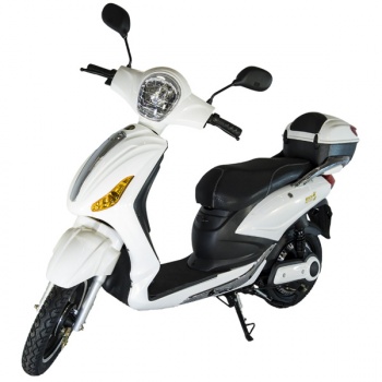 Kontio Motors e-Scooter, White & Silver Kontio Motors e-Scooter, White & Silver