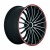 LE MANS Mattblack-polished / Color Trim rot LE MANS Mattblack-polished / Color Trim rot