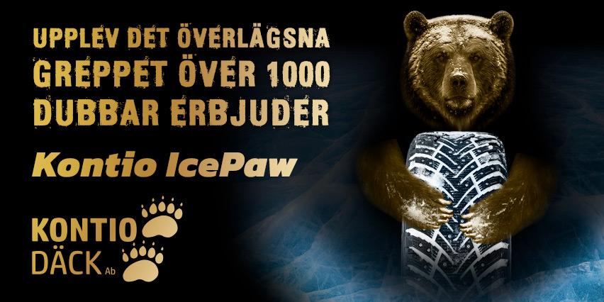 Kontio IcePaw karhu ruotsi