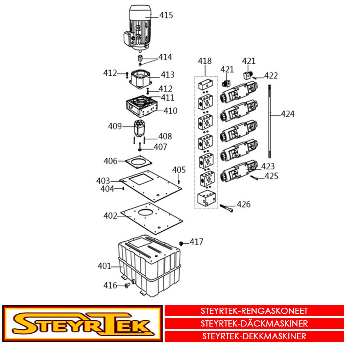ST-2980 Hydrauliikkayksikkö