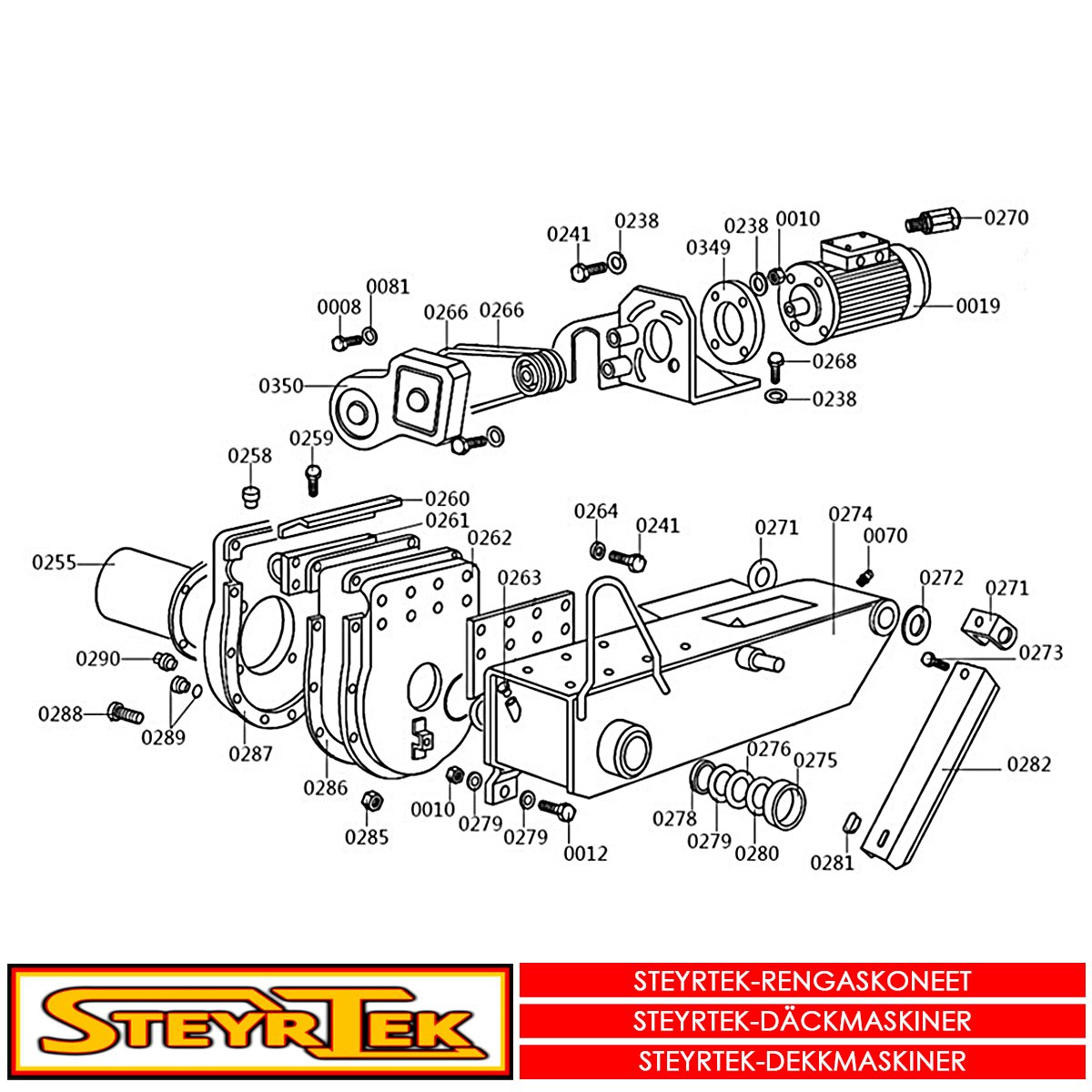 ST-2980 Vaihteisto, moottori