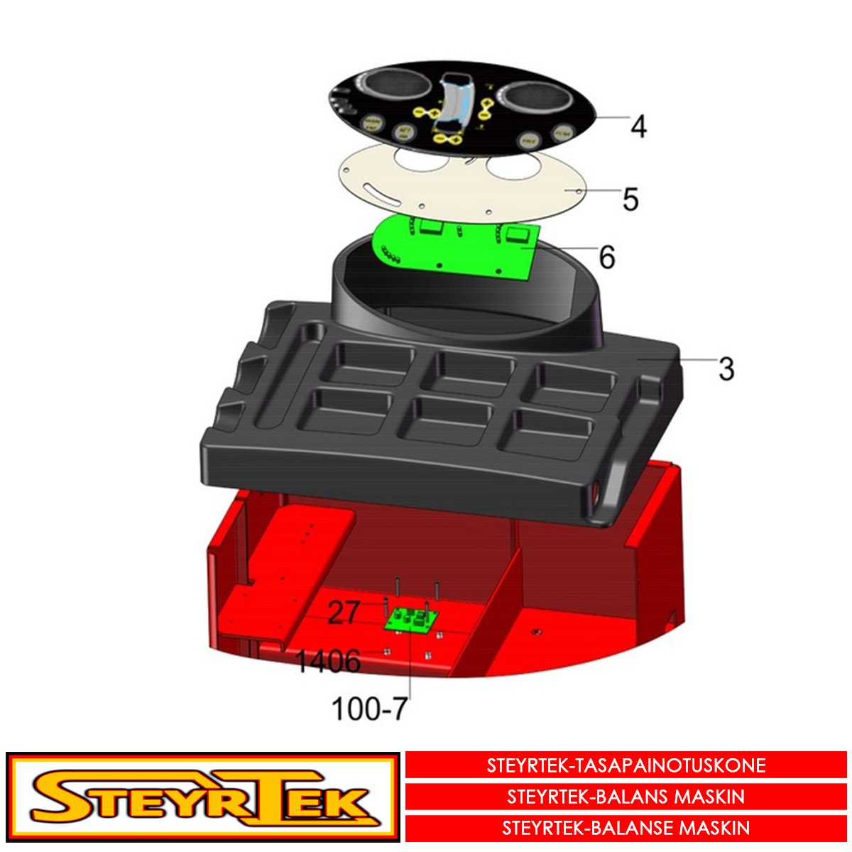 ST-1110 Kansi, tietokonepiirikortti