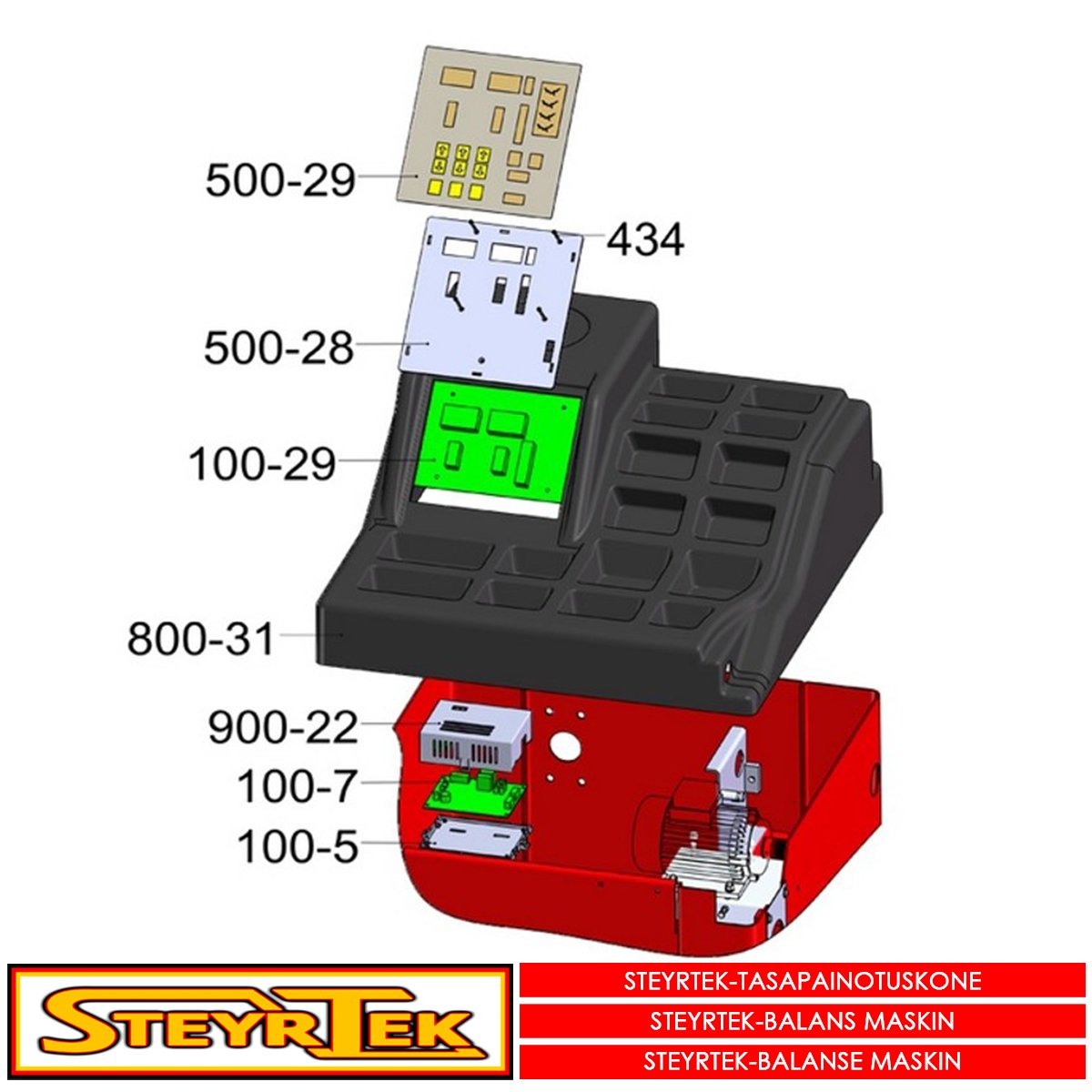 ST-1800 Kansi, tietokonepiirikortti