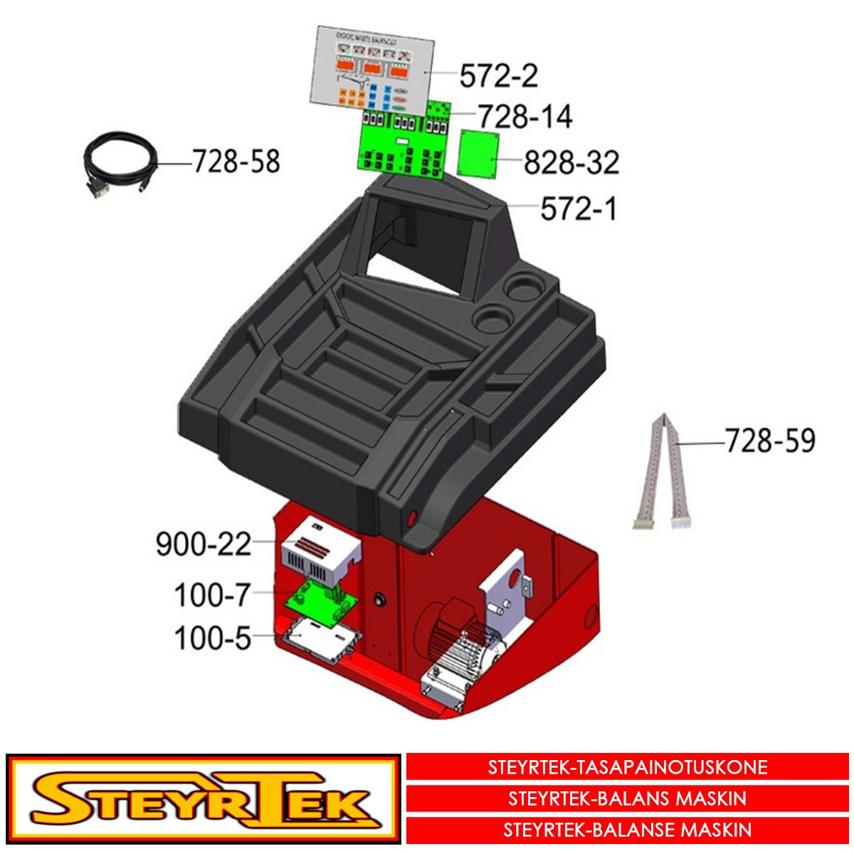ST-6572 Kansi, tietokonepiirikortti