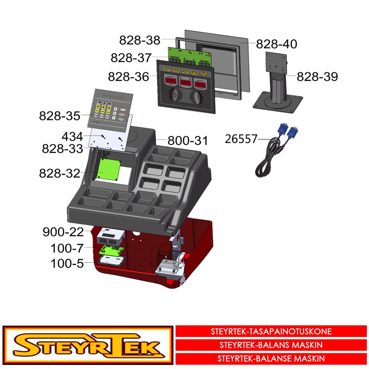 ST-1828B Kansi, tietokonepiirikortti