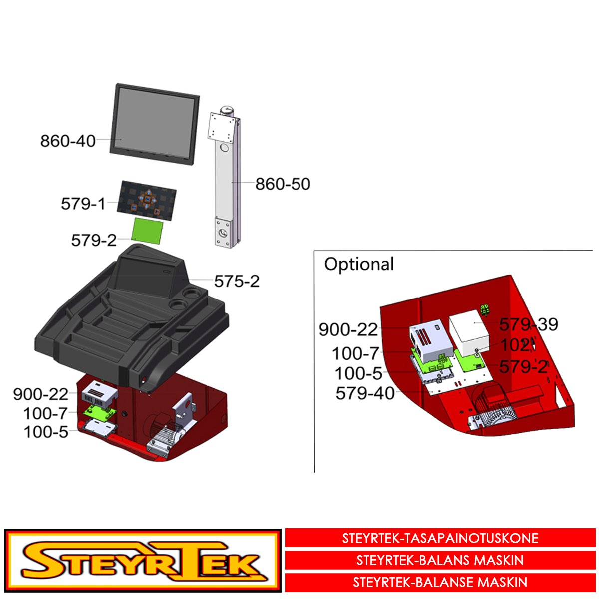 ST-6579WR kansi, tietokonepiirikortti