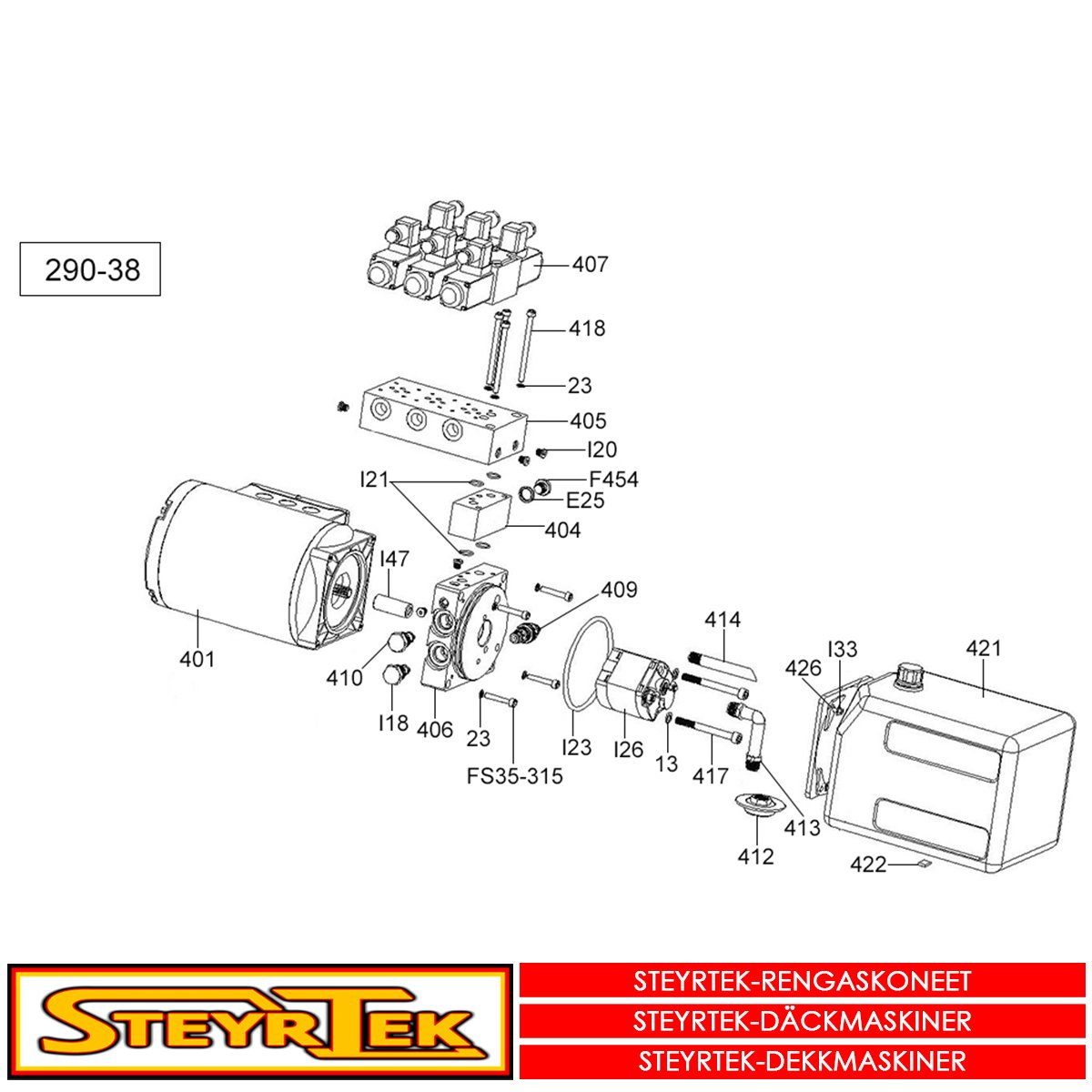 ST-2900 Hydrauliikkayksikkö jälkeen 04.2024