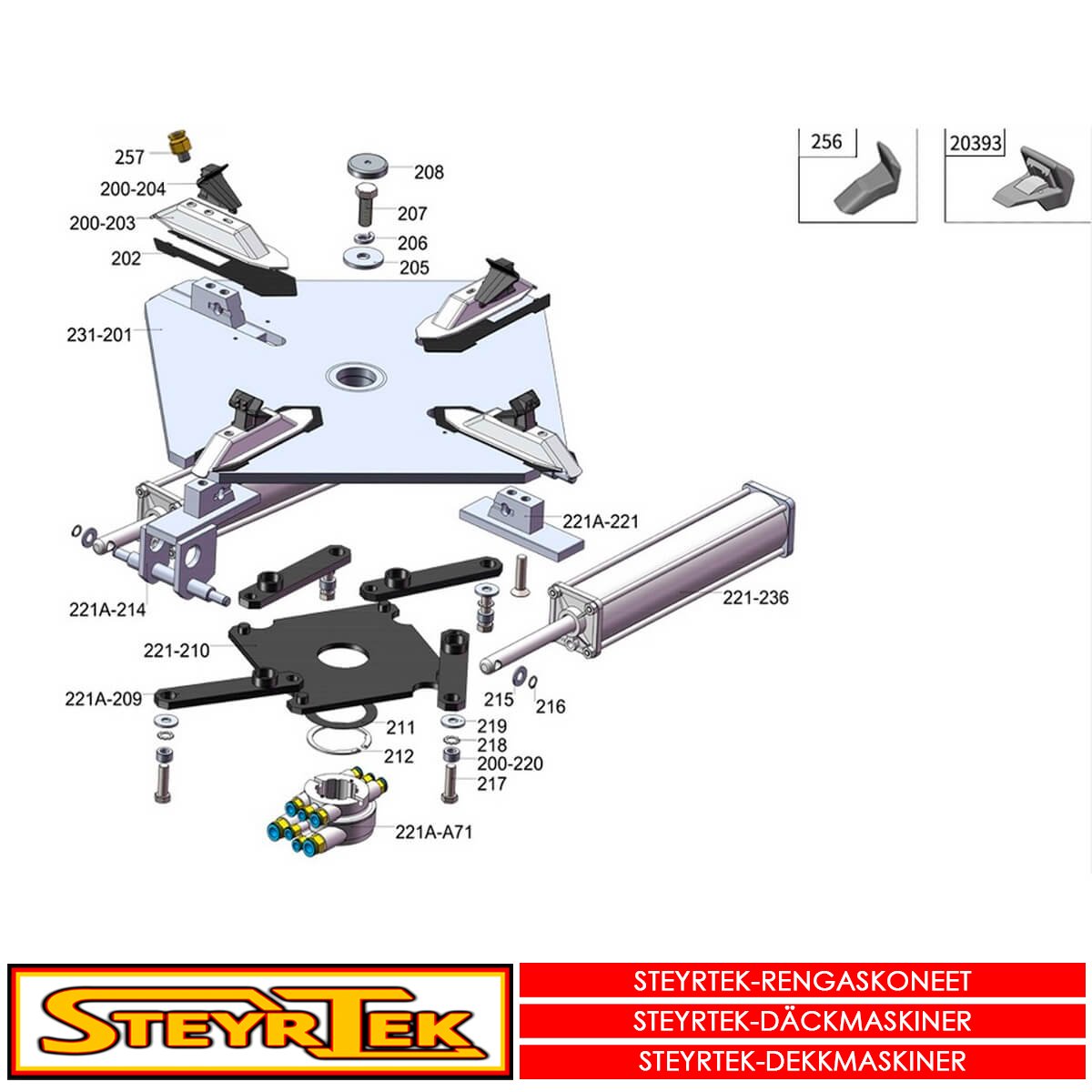 ST-1236IT Asennuspöytä