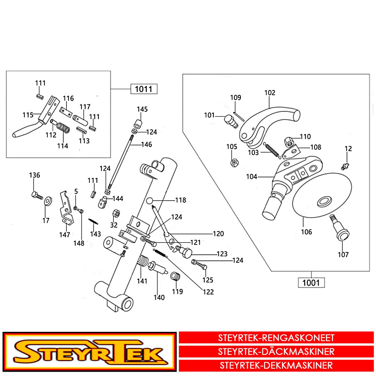 ST-2900 Asennusvarsi