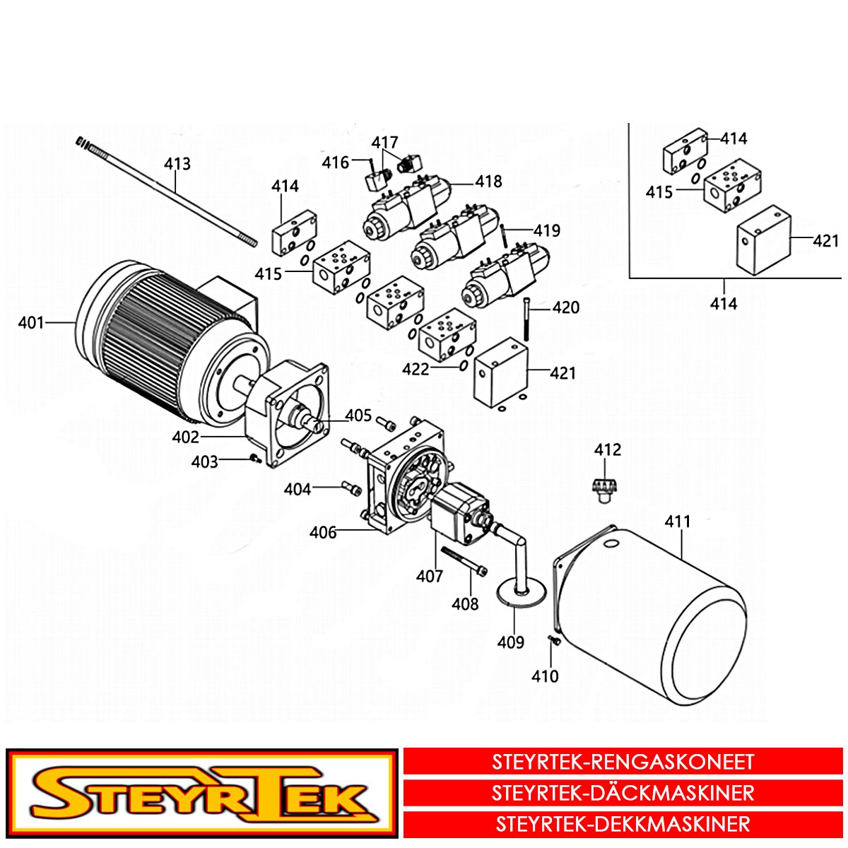 ST-2900 Hydraliikkayksikkö