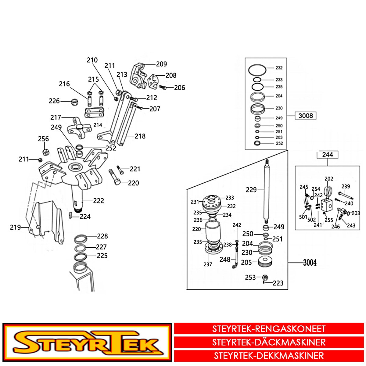 ST-2960 Asennusleuat