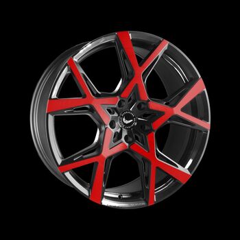 " PROJECT X Gloss black Flashred