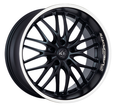 " VOLTEC T6 Mattblack Puresports / Color Trim weiss