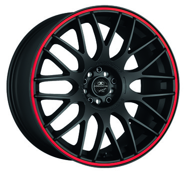 " KARIZZMA Mattblack Puresports / Color Trim rot