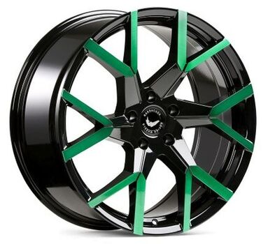" TZUNAMEE EVO Black gloss flashgreen