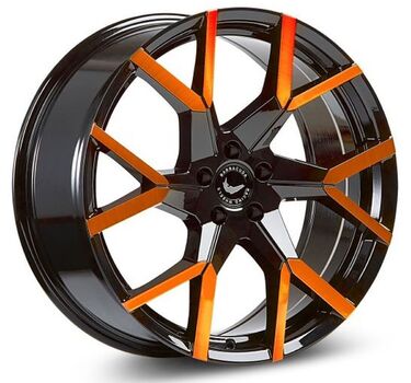 " TZUNAMEE EVO Black gloss Flashorange