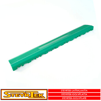 SteyrTek - Floortile edge, leaf green male 6 pcs