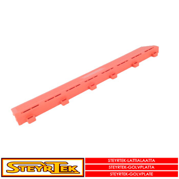 SteyrTek - Floortile edge, fire red female 6 pcs