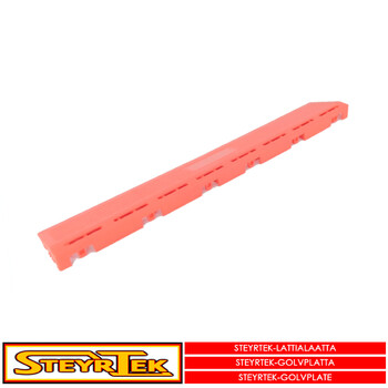 SteyrTek - Floortile edge, fire red male 6 pcs