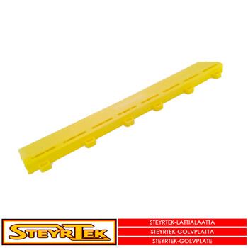 SteyrTek - Floortile edge, racing yellow female 6 pcs