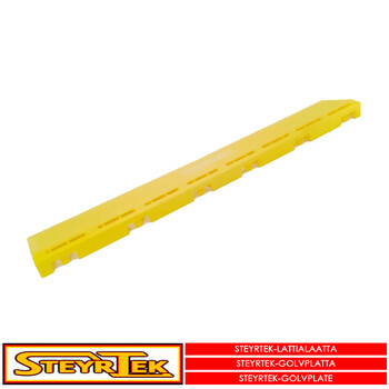 SteyrTek - Floortile edge, racing yellow male 6 pcs