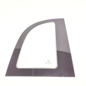 "Right rear window glass 455*255.5 1110G single-curved screen printing