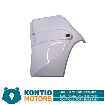 Kontio Motors - Autokruiser: Sidopanel, höger fram, vit