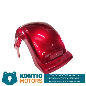 Kontio Motors - Kruiser Tiffany/Express: Bakskjerm metallrød