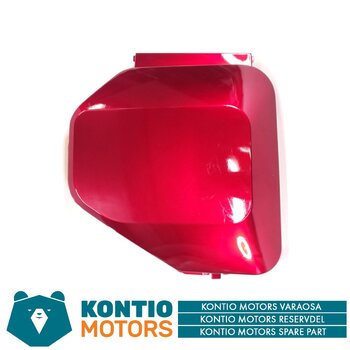 Kontio Motors - Kruiser Tiffany/Express: Høyre sidedeksel under sete metallrød