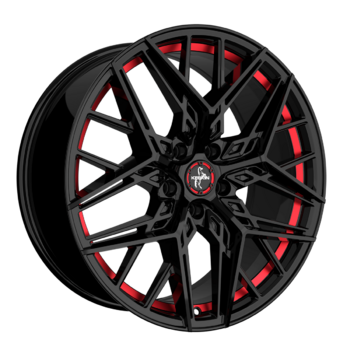 "KT25 Black Painted Red Inside