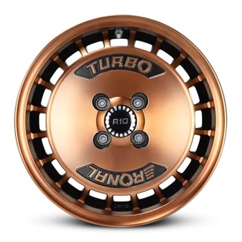 "R10 TURBO COPPER MATT-FRONT DIAMOND CUT