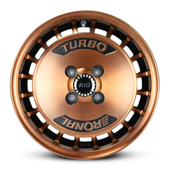 "R10 TURBO COPPER MATT-FRONT DIAMOND CUT