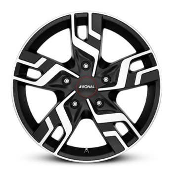 "R64 JET BLACK-MATT-FRONT CUT