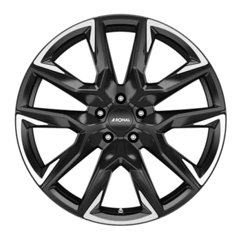 "R71 JET BLACK MATT-RIM LIP CUT