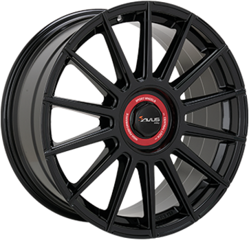 "AC-M09 Gloss Black / Red