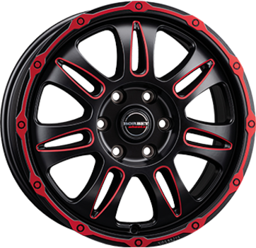 "CW8 Dull Black / Red