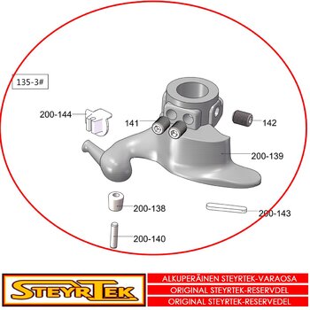 "Monteringsbygel av plast till däckmaskin, förhindrar repor