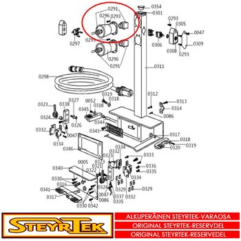 "Neliasentoisen kytkimen runko ST-2980
