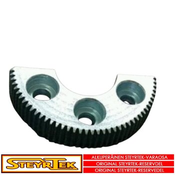 "Large gear of lifting arm