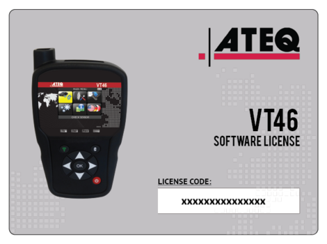 "Lisenssi ATEQ VT46 TPMS-ohjelmointityökaluun