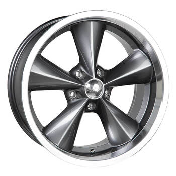 "Junkyard Dog Gunmetal & Machined Lip