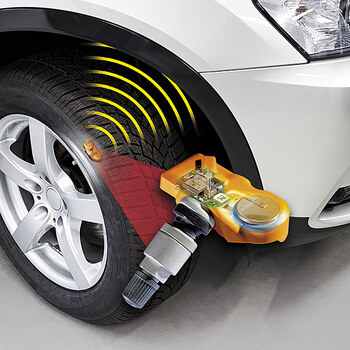 "Yleismallisen TPMS-rengaspaineanturin ohjelmointi valitulle automallille 4kpl