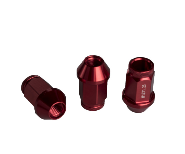 SteyrTek Alumiinimutterisarja punainen 1,25mm nousu, 12mm, 20 kpl Image: 1