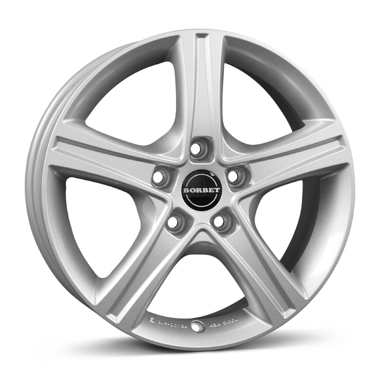 CWD 70745 crystal silver 7x17 jako: 5x120 et: 55 Alumiinivanne ...