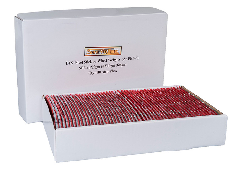 SteyrTek NEW Adhesive steel weight with 3M tape, 100 pcs Image: 3