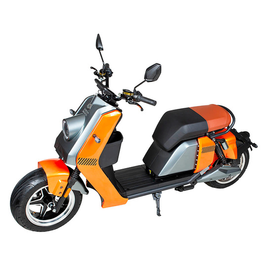Kruiser Forte Mopo 45km h Oranssi Grafiitti 1 2 1 8 Tai 2 4kWh Akulla 