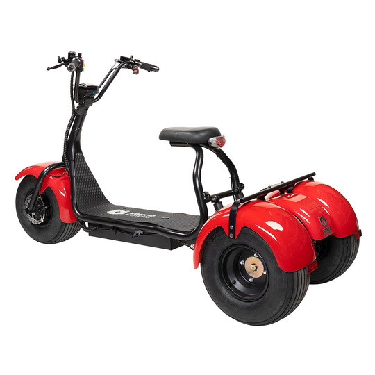Kontio Motors Kruiser Trike Red 1,2kWh akulla Image: 2