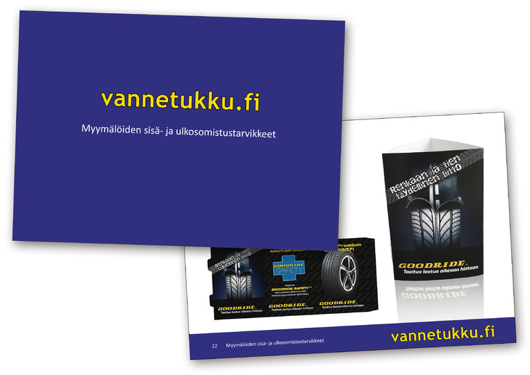 Vannetukku.fi Myymälöiden sisä- ja ulkosomistustarvikkeiden esite Image: 1